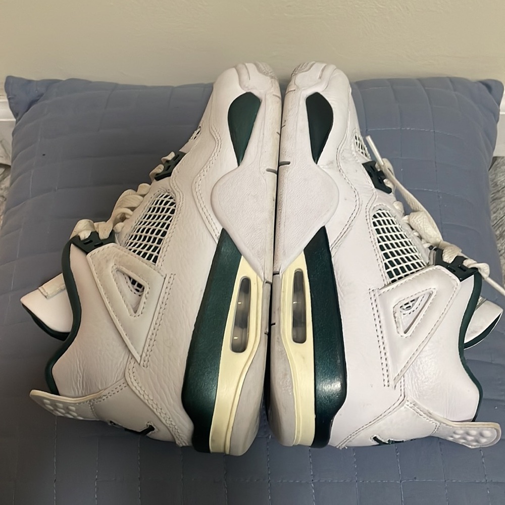 Air Jordan 4 Retro Oxidized Green (GS) Youth 5.5 like new very good condition - Picture 6 of 11